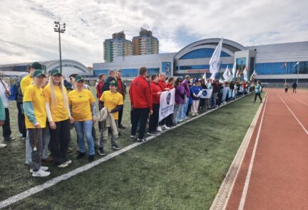 Команда РНПЦ МЭиР на спартакиаде профсоюзов здравоохранения